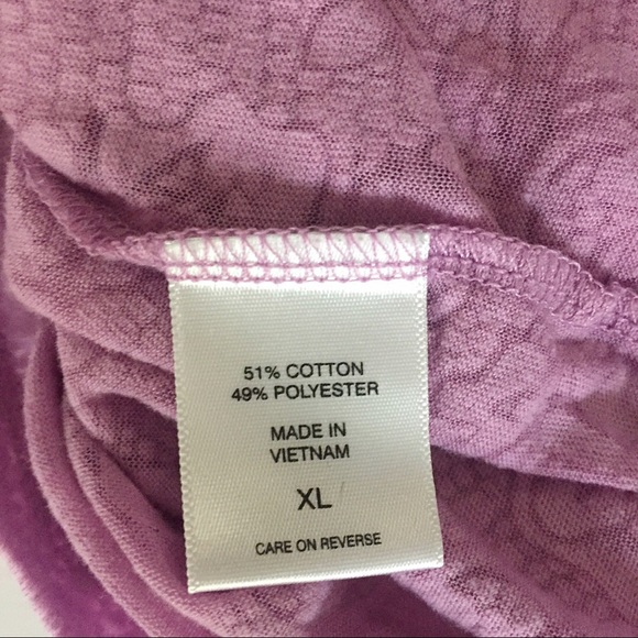 🚫SOLD🚫NY & Co Lavender Button Peasant Blouse - Picture 7 of 8